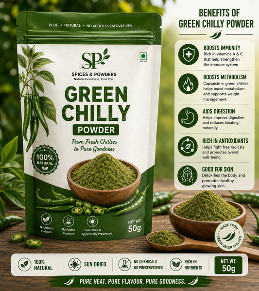 Green chilli Powder
