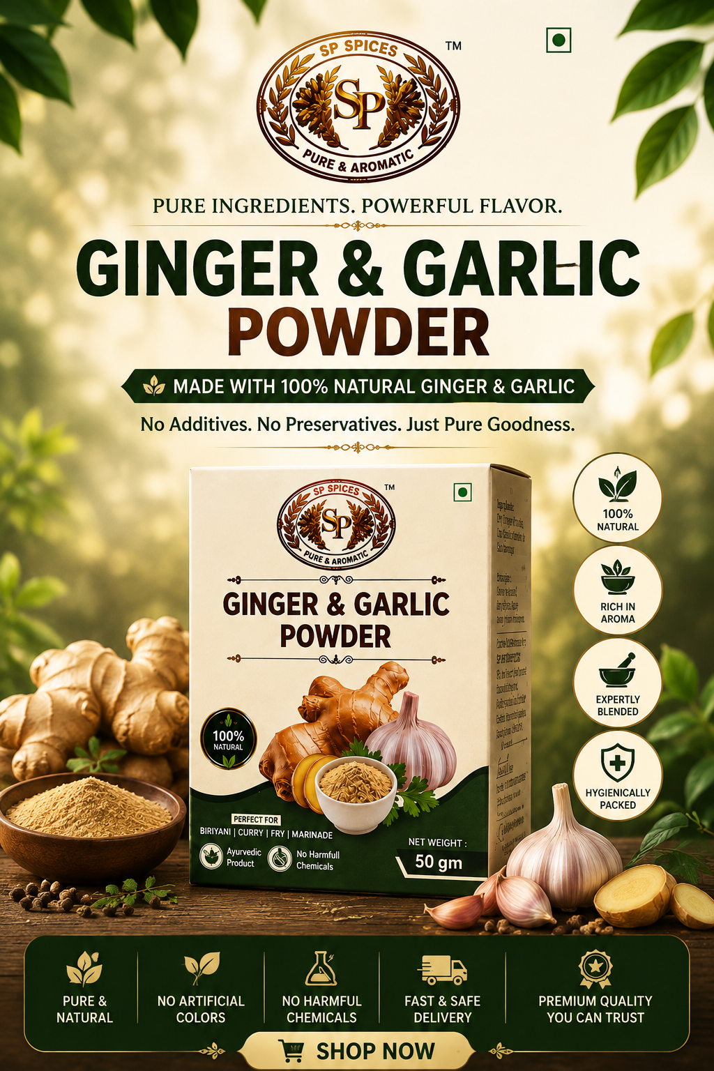Ginger & Garlic Powder
